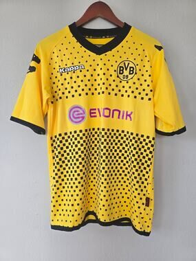 Kappa Borussia Dortmund BVB Home Jersey 2010-11 Evonik Men S Blockcore Germany